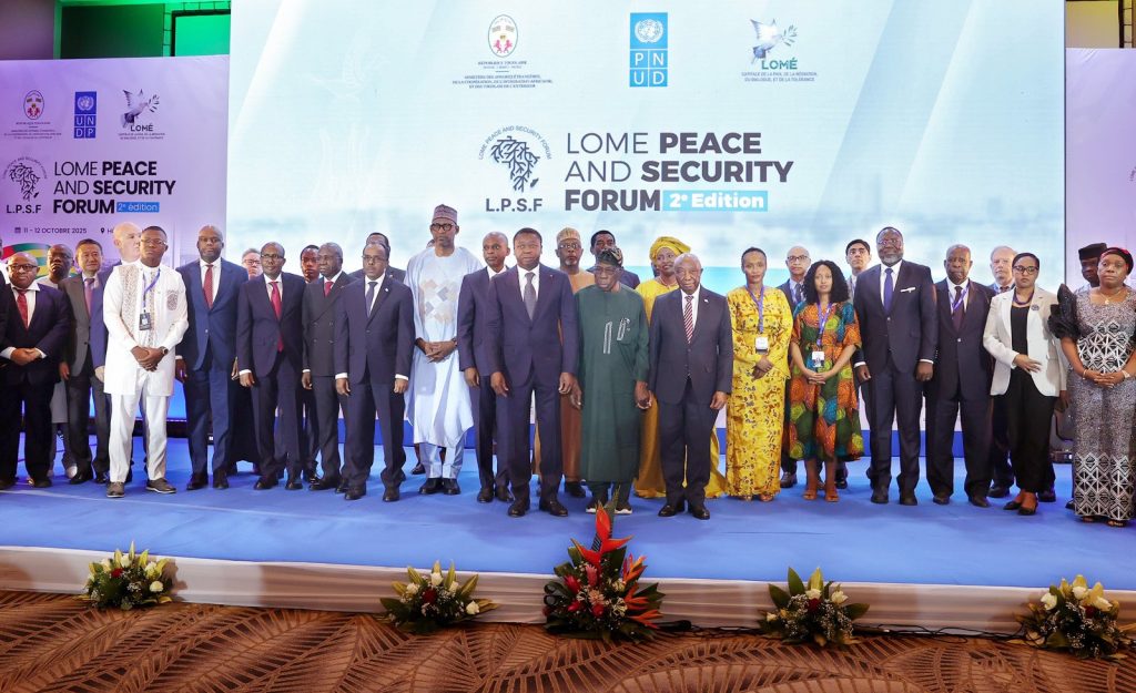 Group photo at the Lome Peace and Security Forum